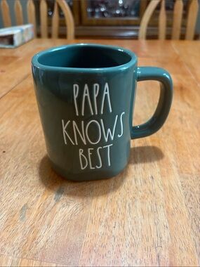 RAE DUNN PAPA KNOWS BEST MUG NWOT